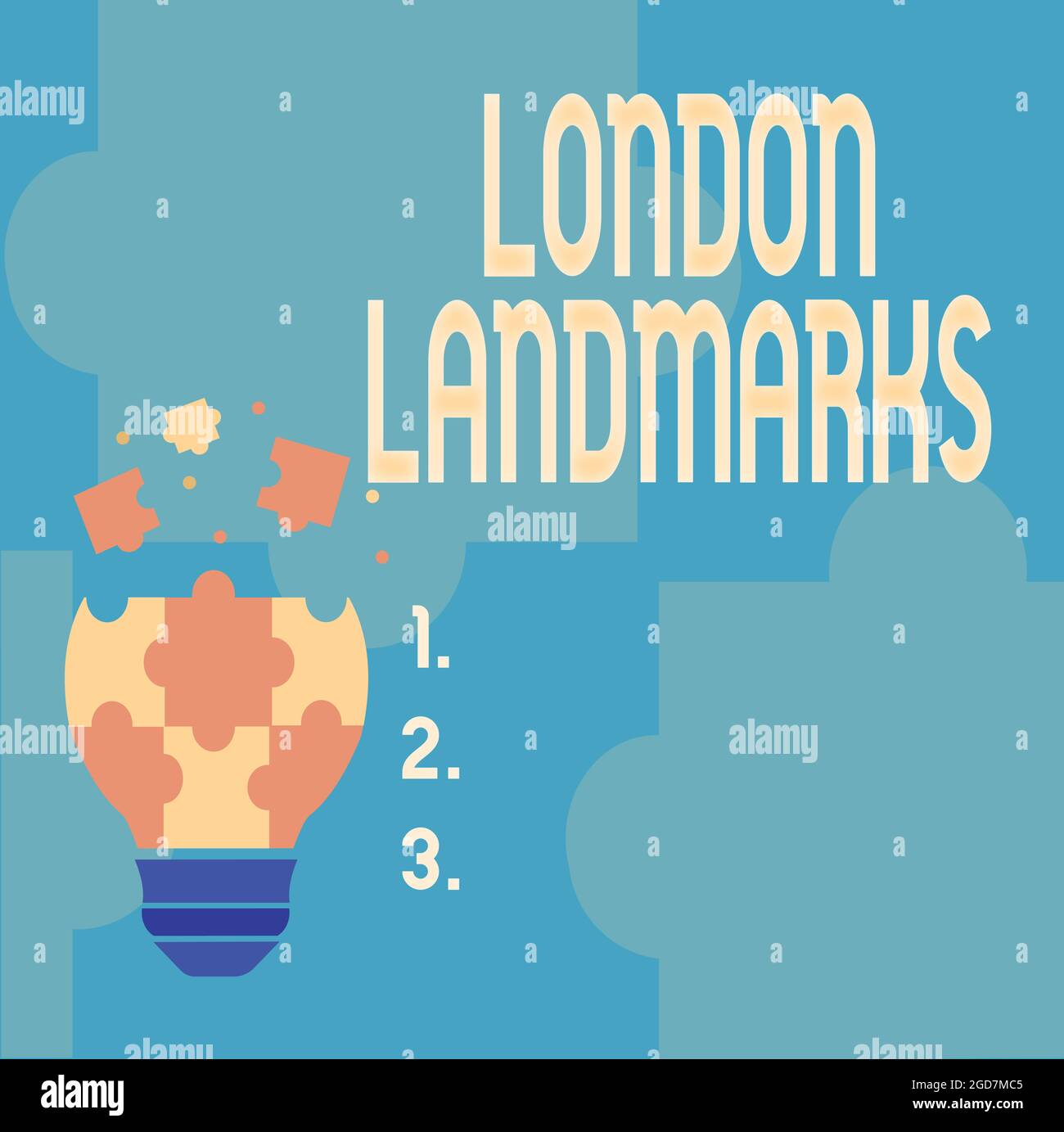 Text sign showing London Landmarks. Business overview most iconic ...