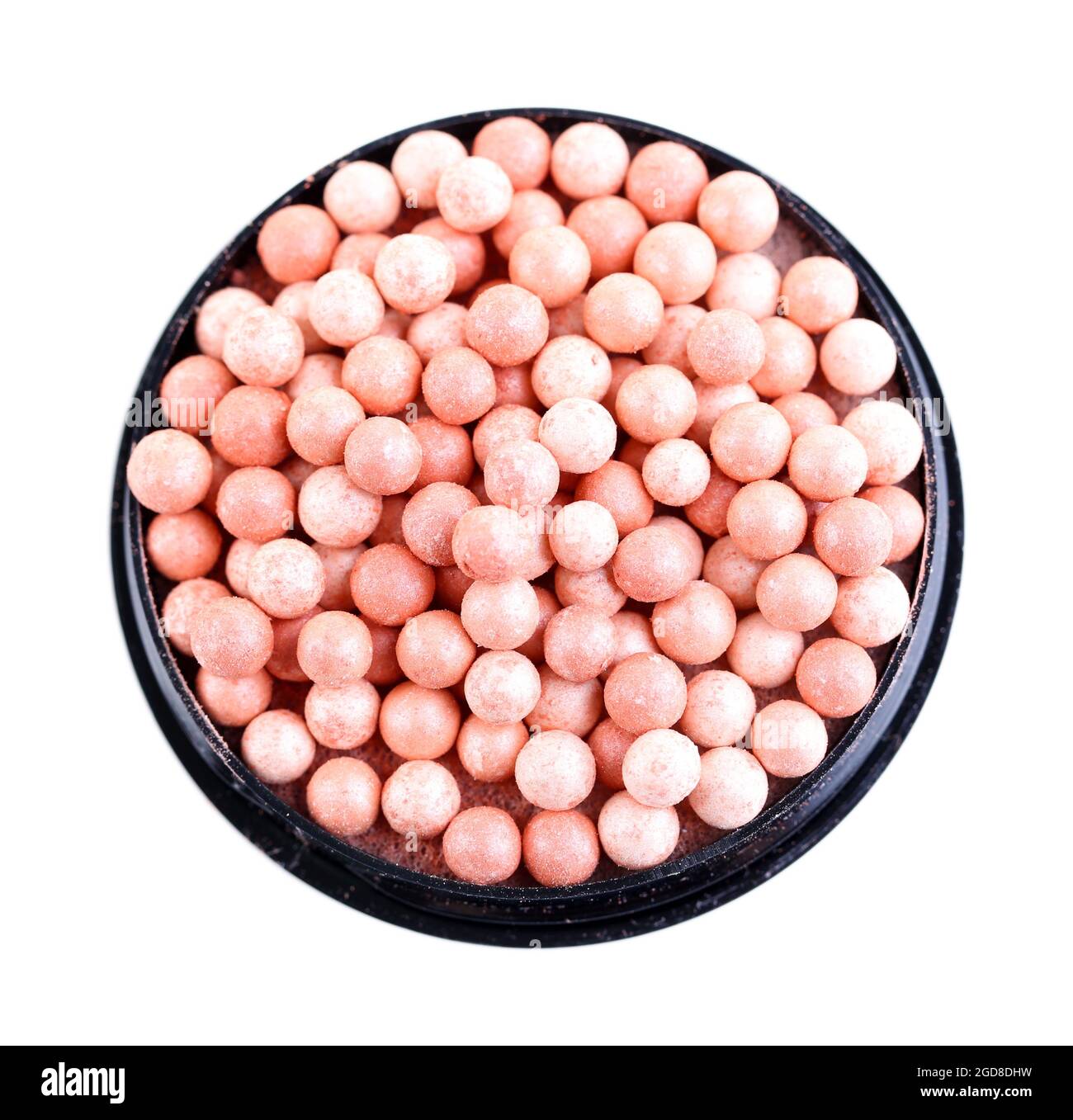 Powder balls isolated on white Stock Photo Alamy