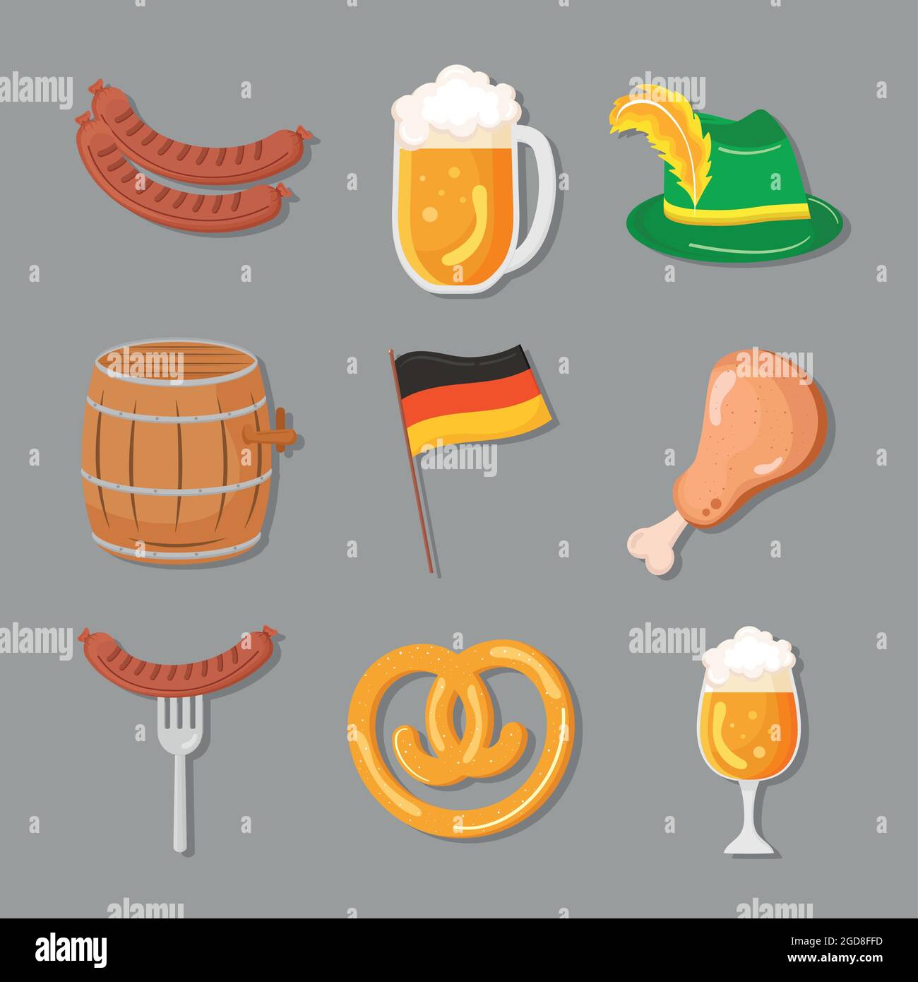 celebration oktoberfest icons Stock Vector Image & Art - Alamy