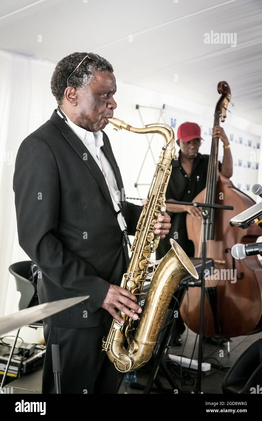 JOHANNESBURG, SOUTH AFRICA Jul 29, 2021 Two African males playing