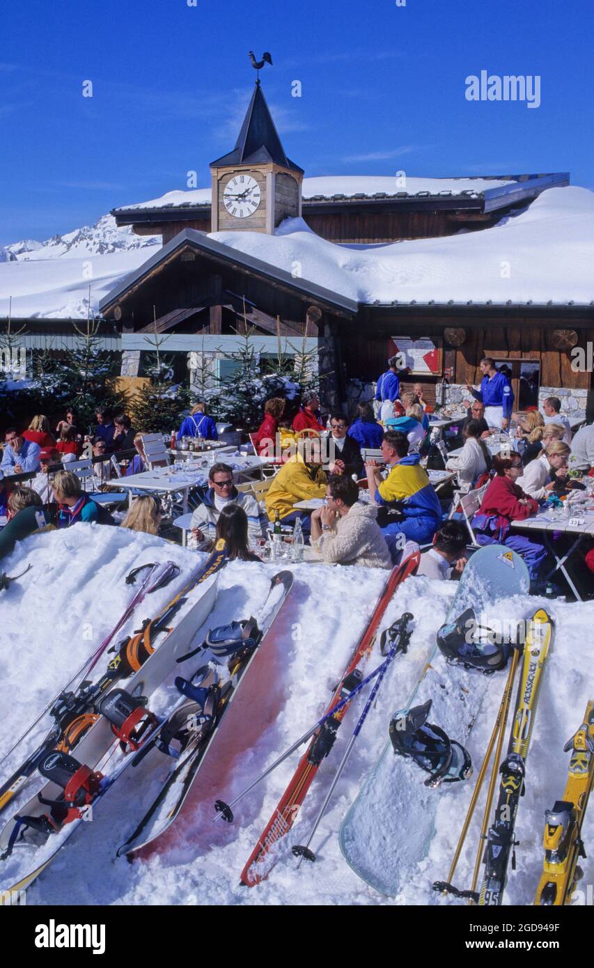 FRANCE. SAVOIE (73) VAL D'ISERE SKI RESORT (HAUTETARENTAISE) IN THE