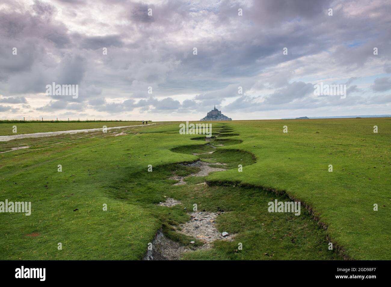 Le Mont SaintMichel et ses méandres, France, Normandie, Manche Stock — free download