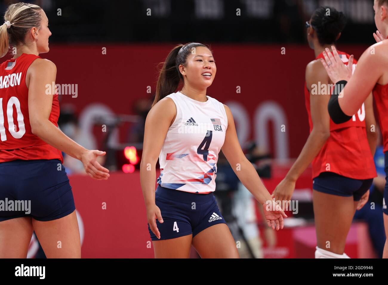 Tokyo, Japan. 8th Aug, 2021. Justine WongOrantes (USA) Volleyball