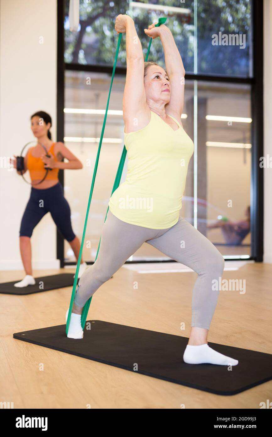 Resistance bands row hires stock photography and images Alamy