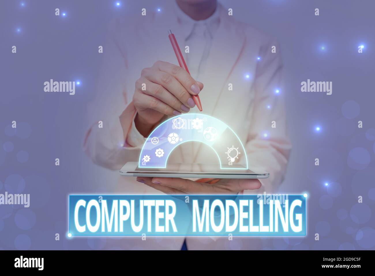 Inspiration showing sign Computer Modelling. Business showcase using a ...
