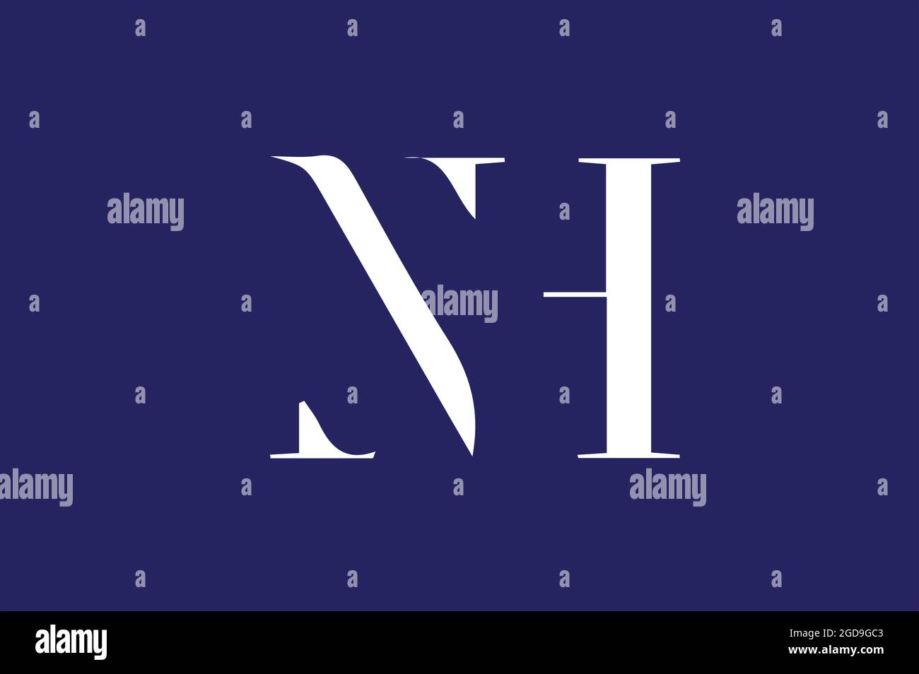 Alphabetic Logo design Stock Vector