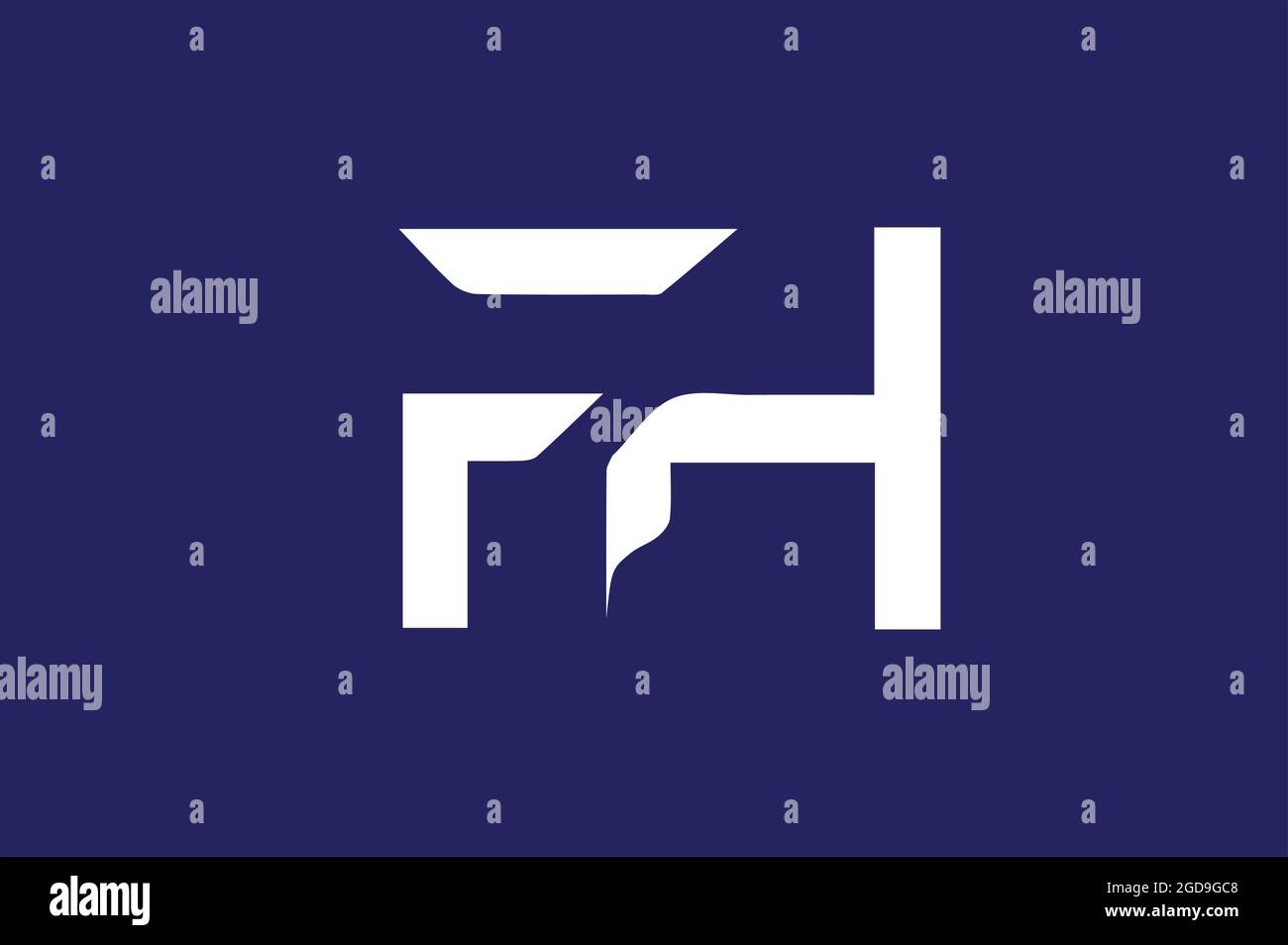 Alphabetic Logo design Stock Vector
