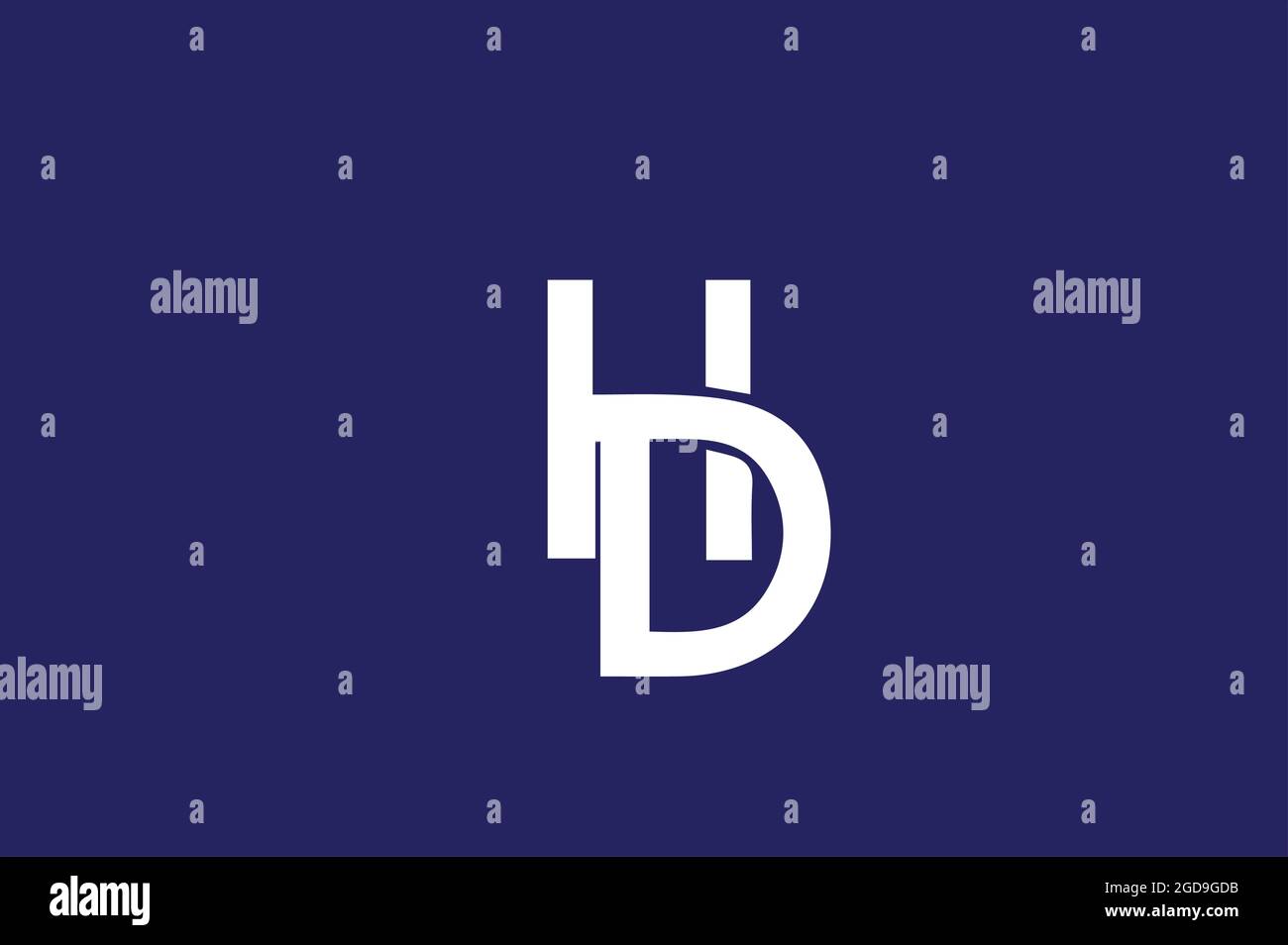 Alphabetic Logo design Stock Vector