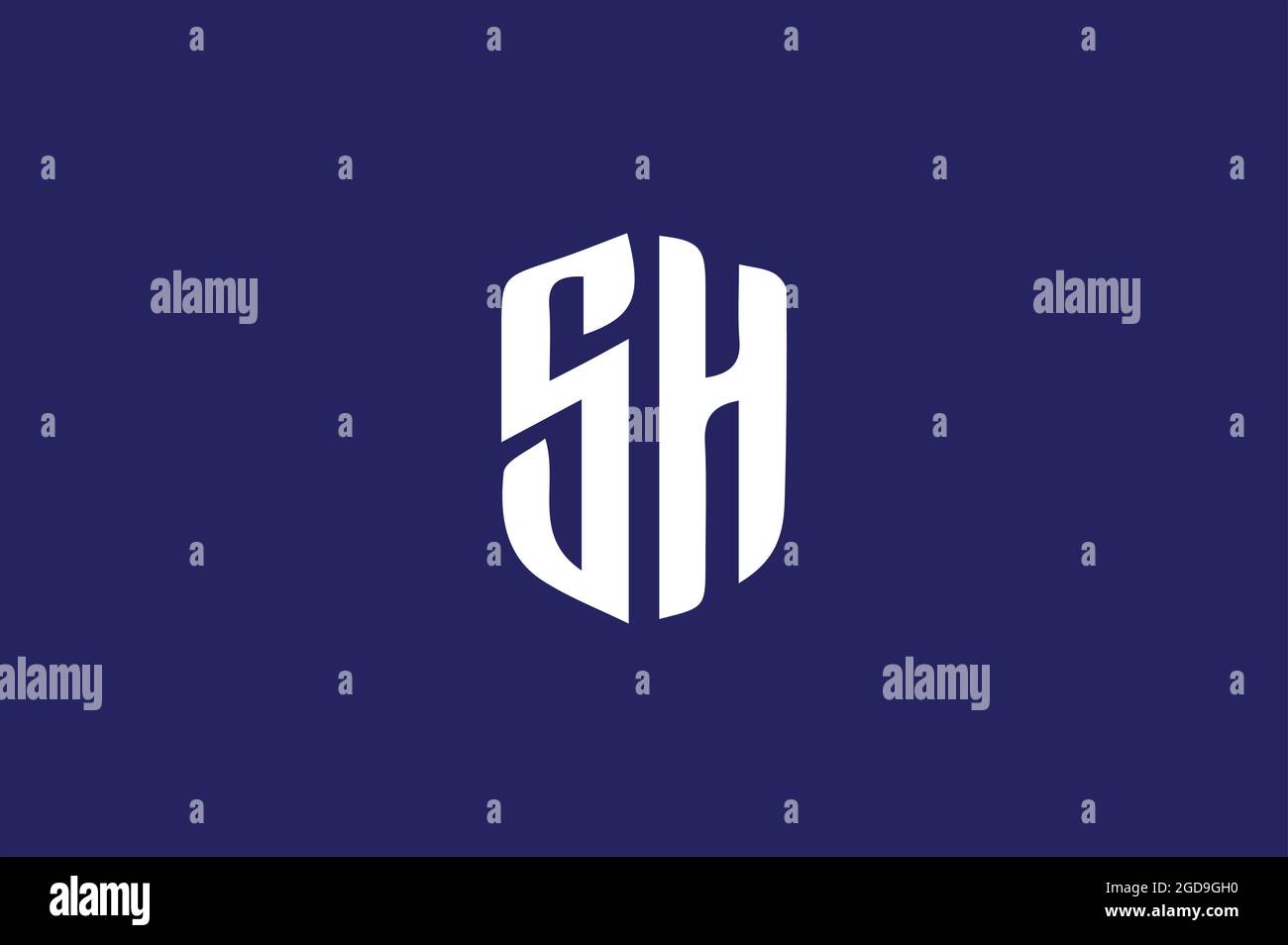 Alphabetic Logo design Stock Vector