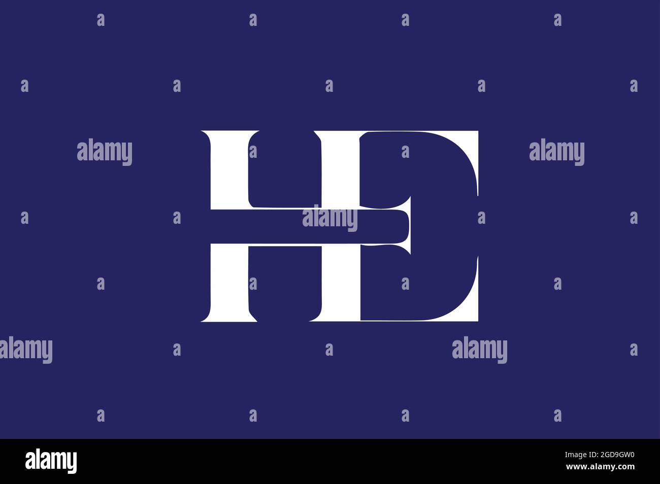 Alphabetic Logo design Stock Vector