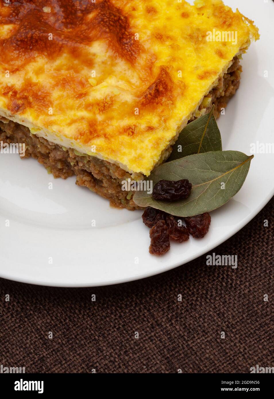 traditional-south-african-bebotie-stock-photo-alamy