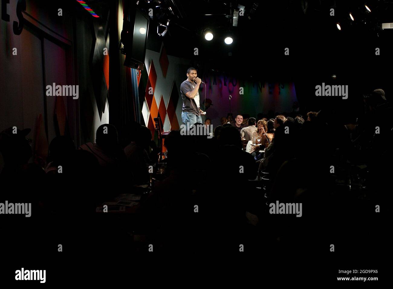 New York, NY, USA. 15 July, 2011. Ron Artest, performs at the Ron Artest - The Ultimate Tour Stand-Up Show at Caroline's On Broadway. Credit: Steve Mack/Alamy Stock Photo