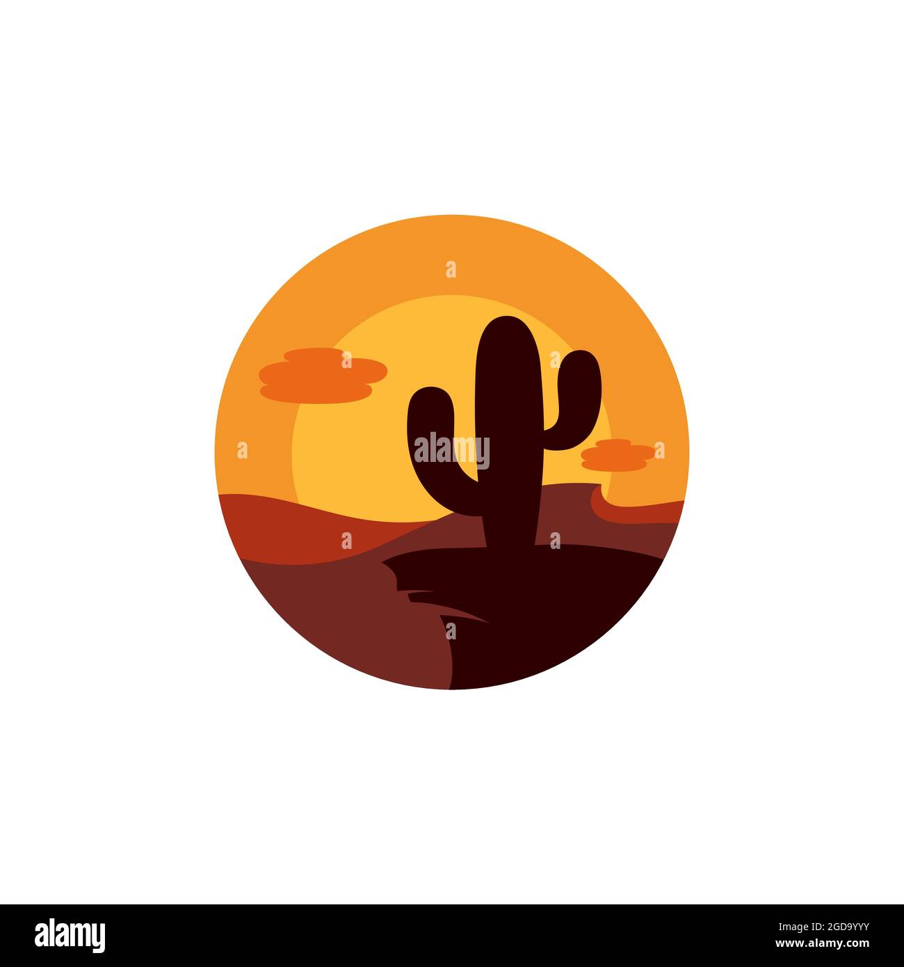 Cactus Icon design template vector illustration Stock Vector Image ...