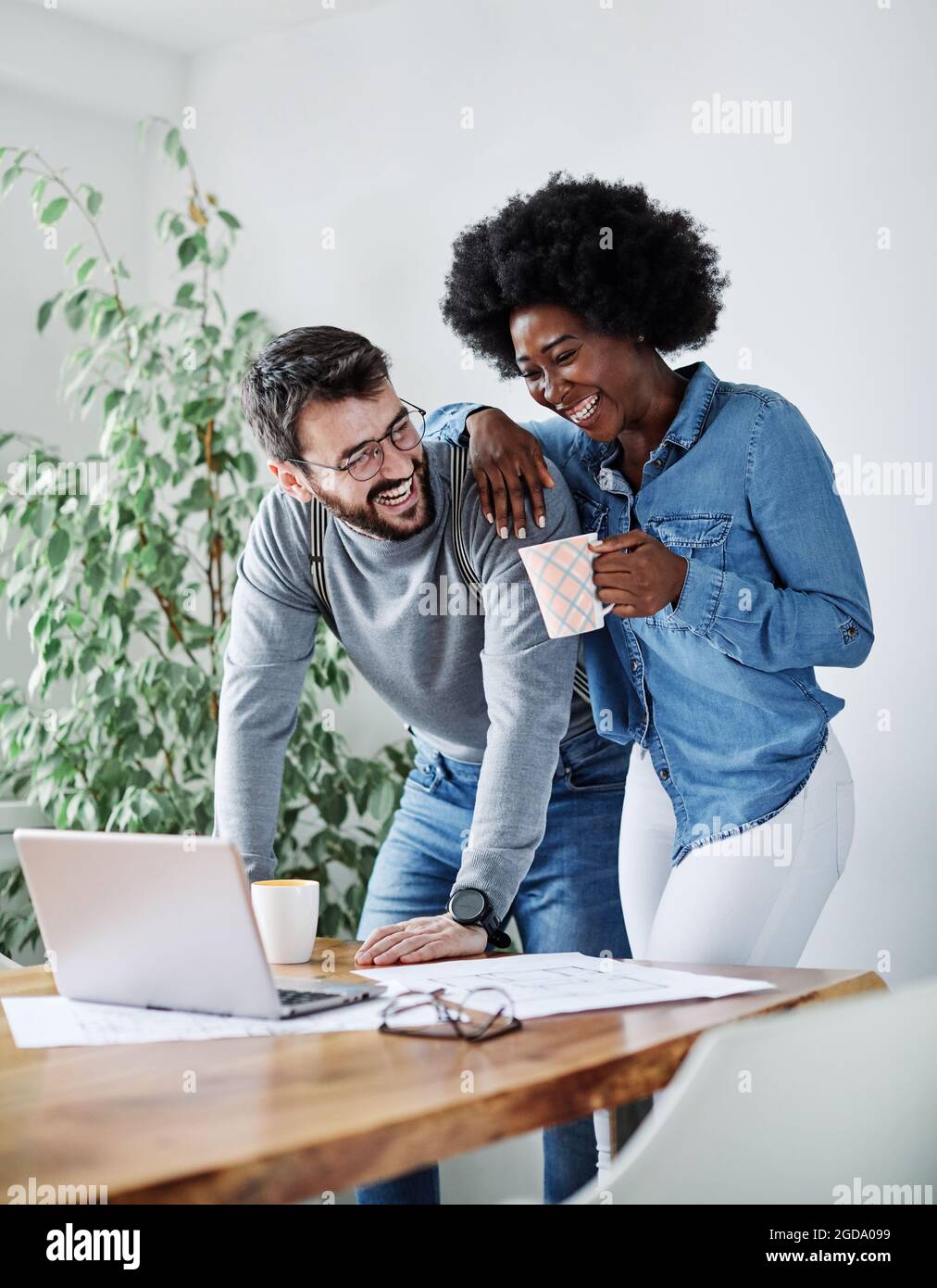 young business people meeting office teamwork group success corporatye discussion Stock Photo