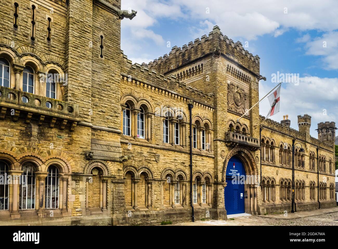 11.08.21 Bury, Greater Manchester, UK. Built on the site of the 13th