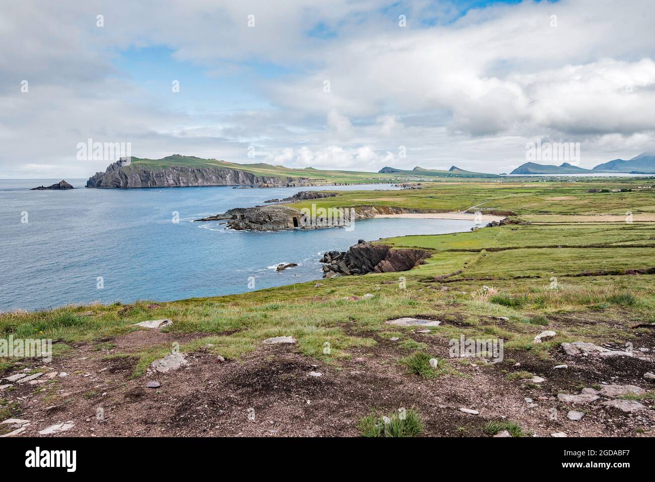 Ballyferriter , on the Dingle peninsula and towards the Three Sisters