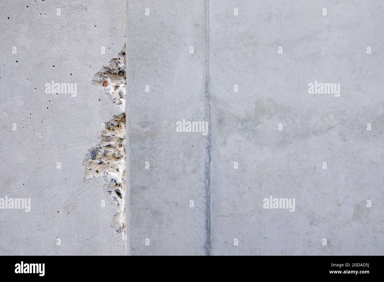 Empty light concrete wall texture background. Old grungy texture, gray concrete wall for pattern and background Stock Photo