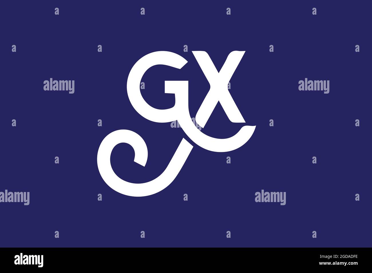 Alphabetic logo design vector initial logo vector Stock Vector