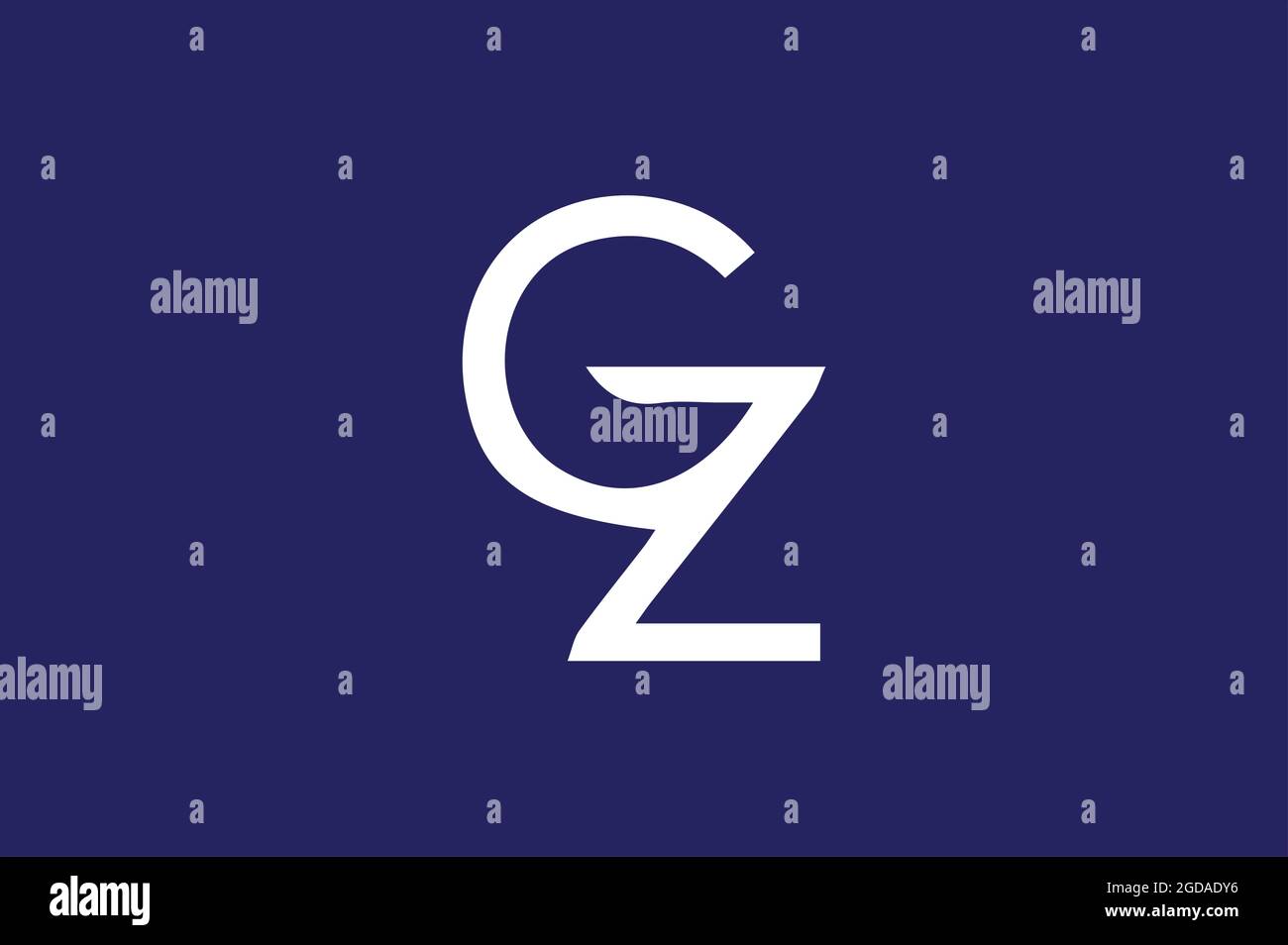 Alphabetic logo design vector initial logo vector Stock Vector