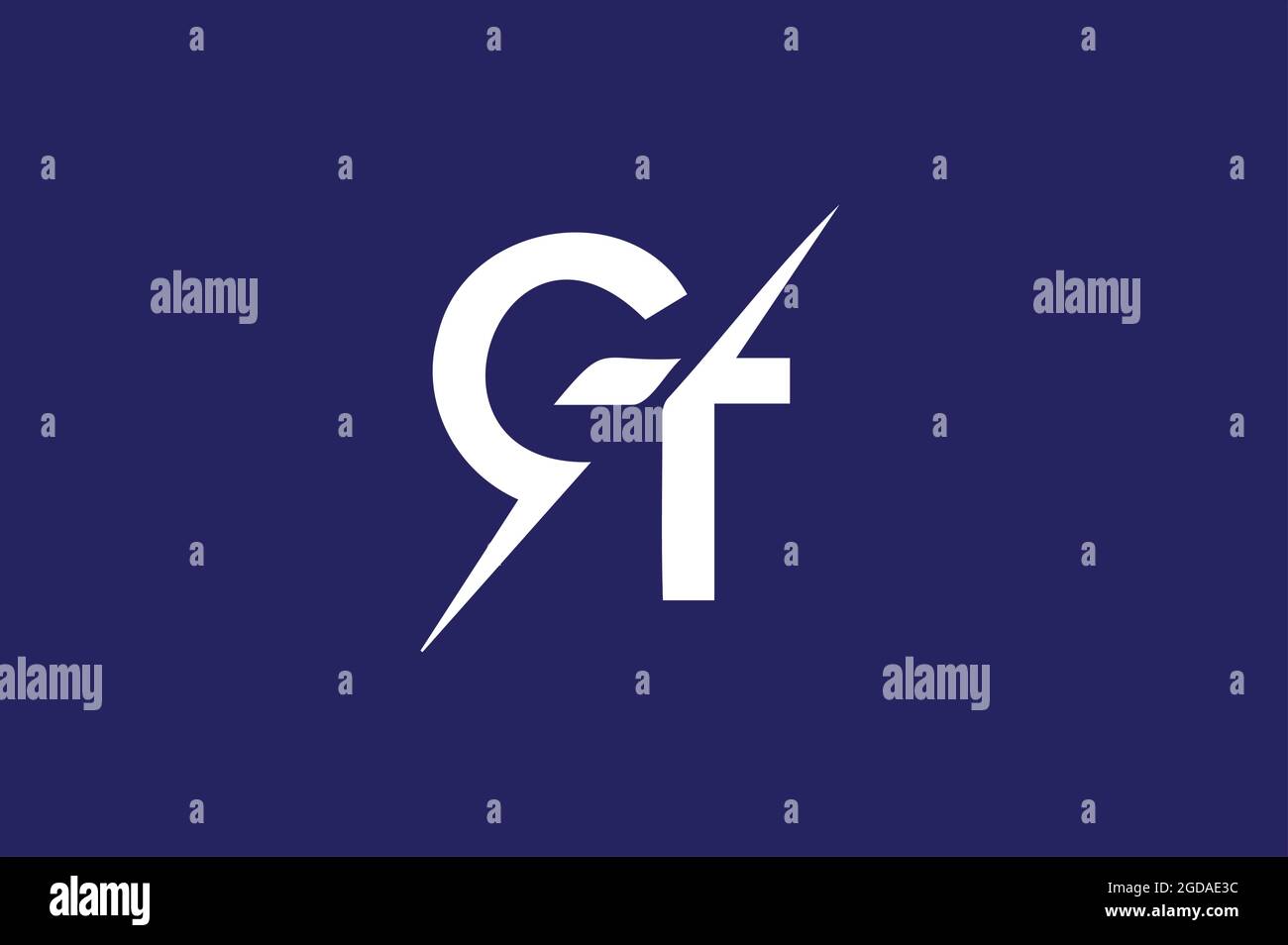 Alphabetic logo design vector initial logo vector Stock Vector