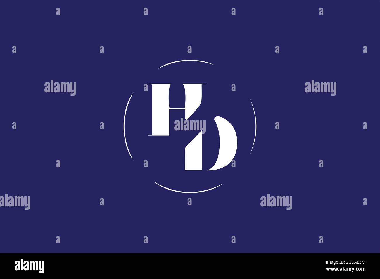 Alphabetic logo design vector initial logo vector Stock Vector