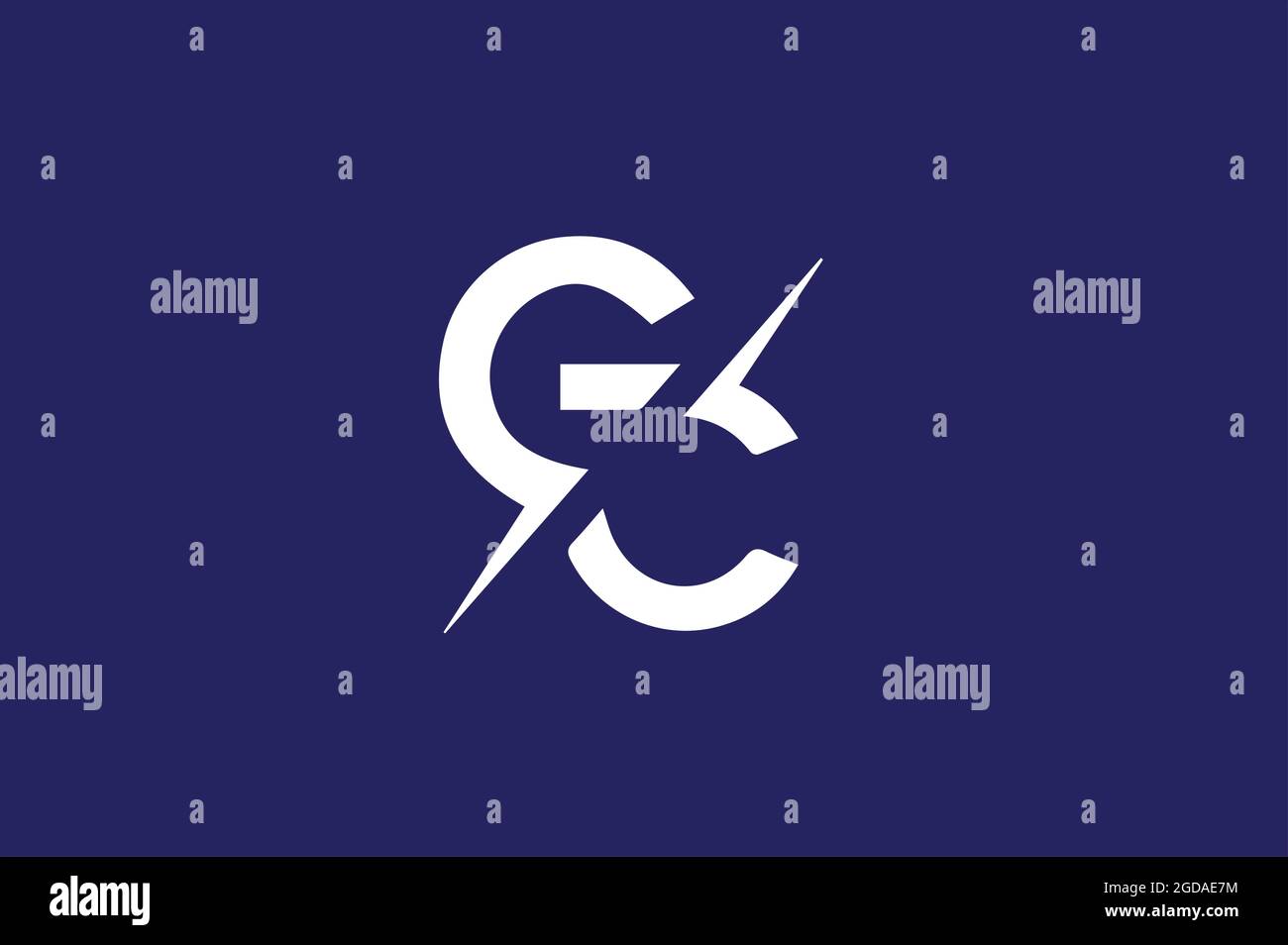 Alphabetic logo design vector initial logo vector Stock Vector