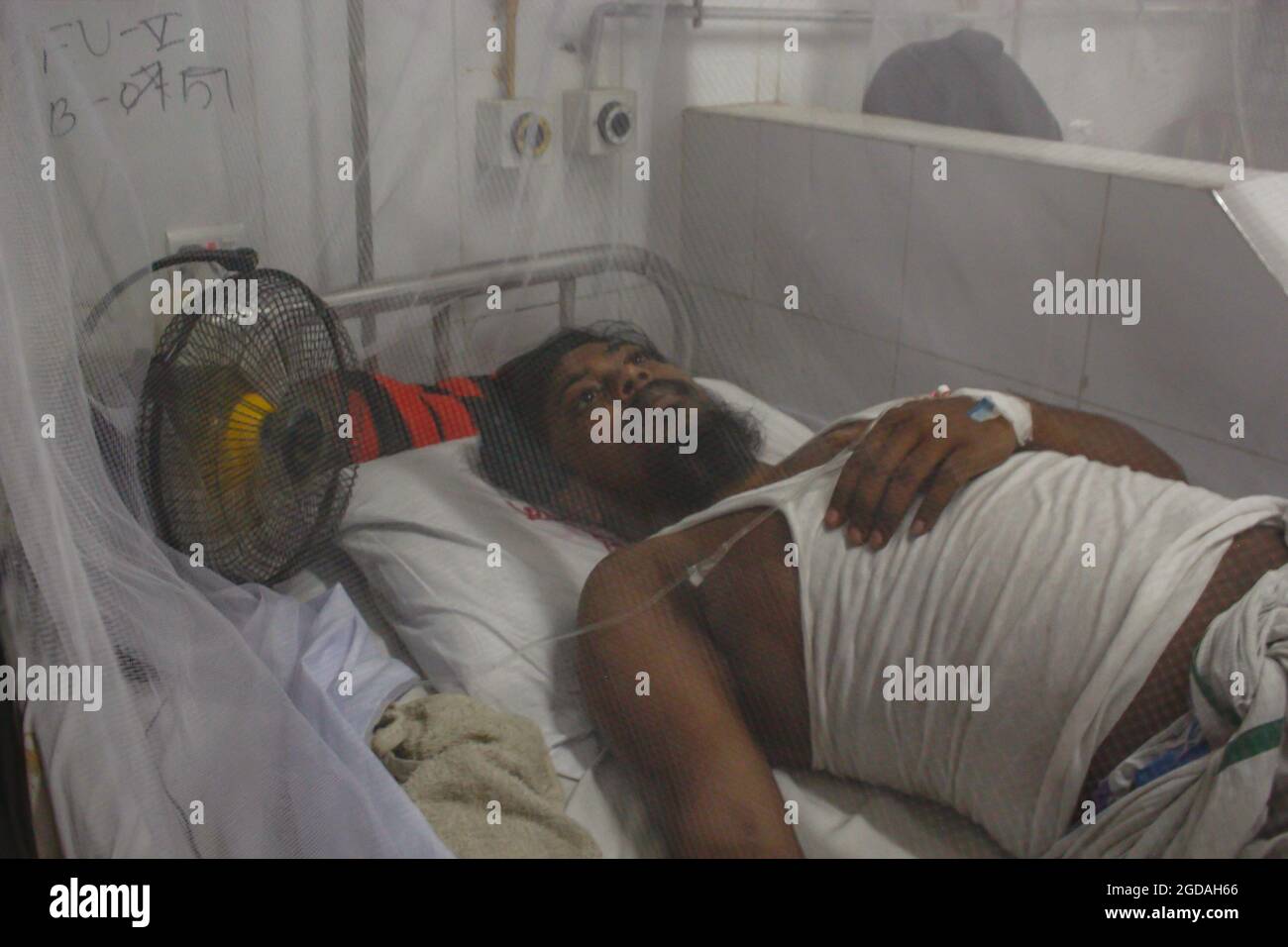 Dengue infections has a crisis in Dhaka, Bangladesh on August 11