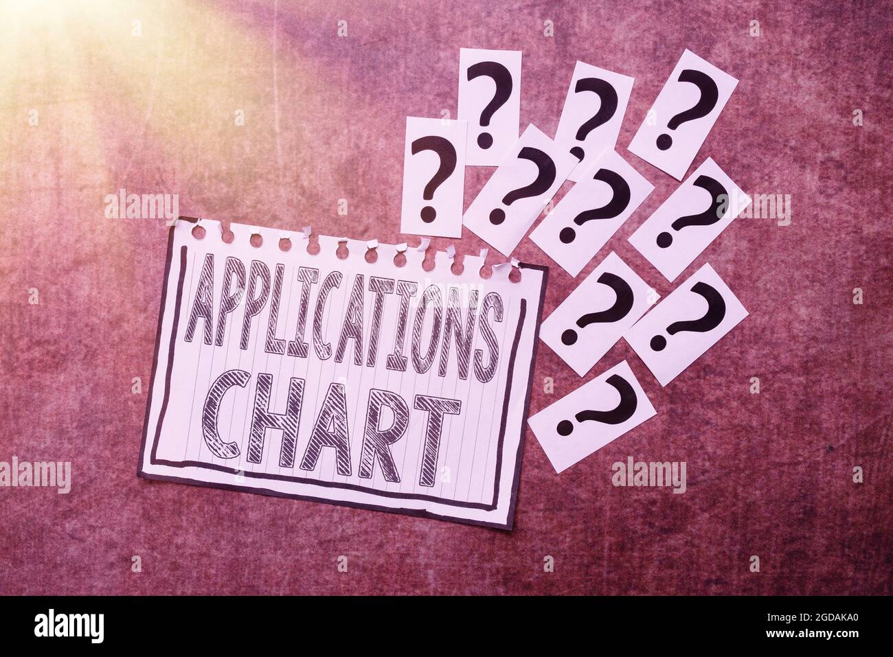 Hand writing sign Applications Chart. Concept meaning graph used to ...