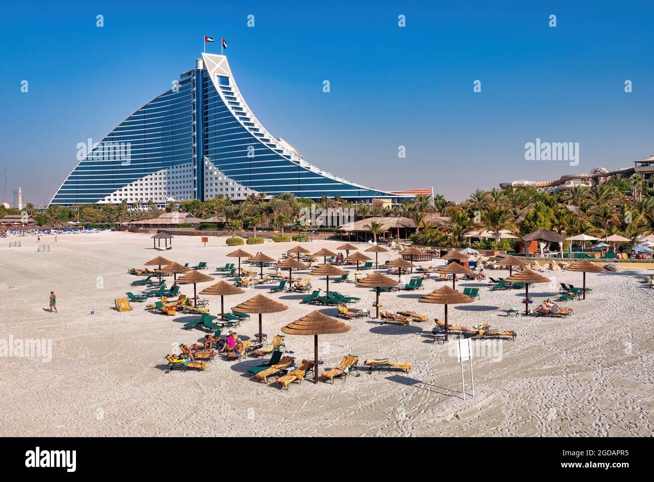 Dubai United Arab Emirates January 08 2012 View of Jumeirah