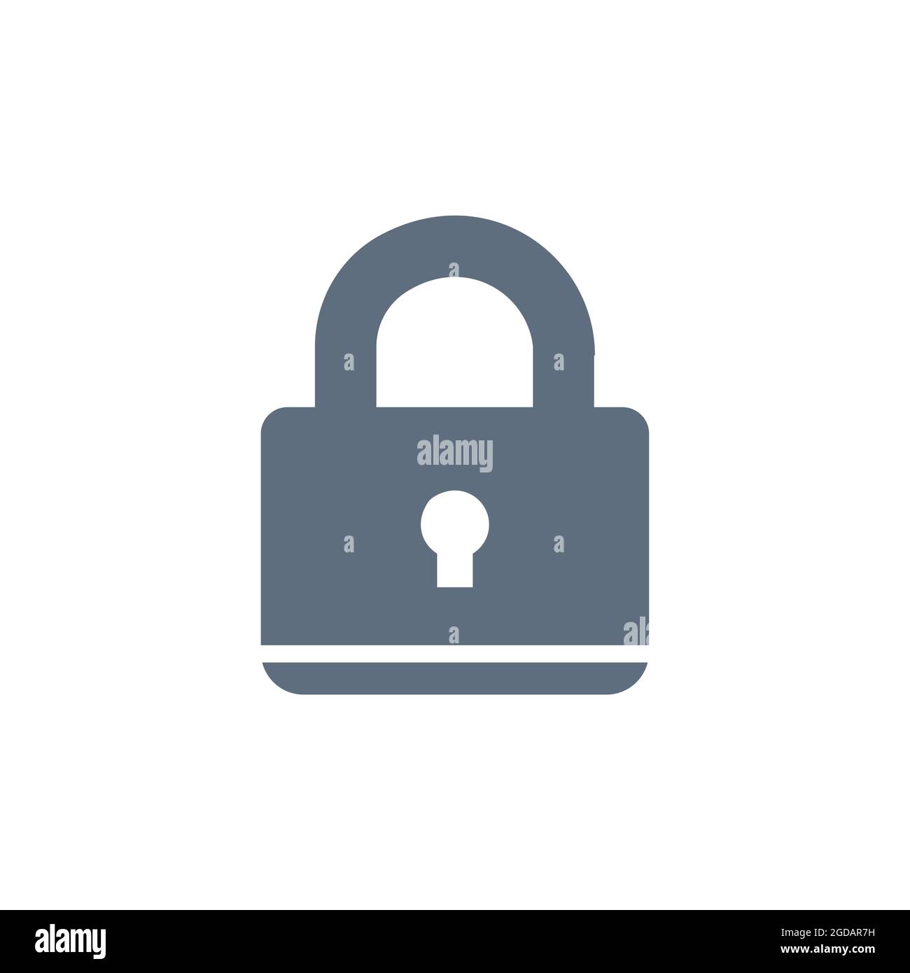 lock vector icon 10 eps , Lorem ipsum Flat design Stock Vector