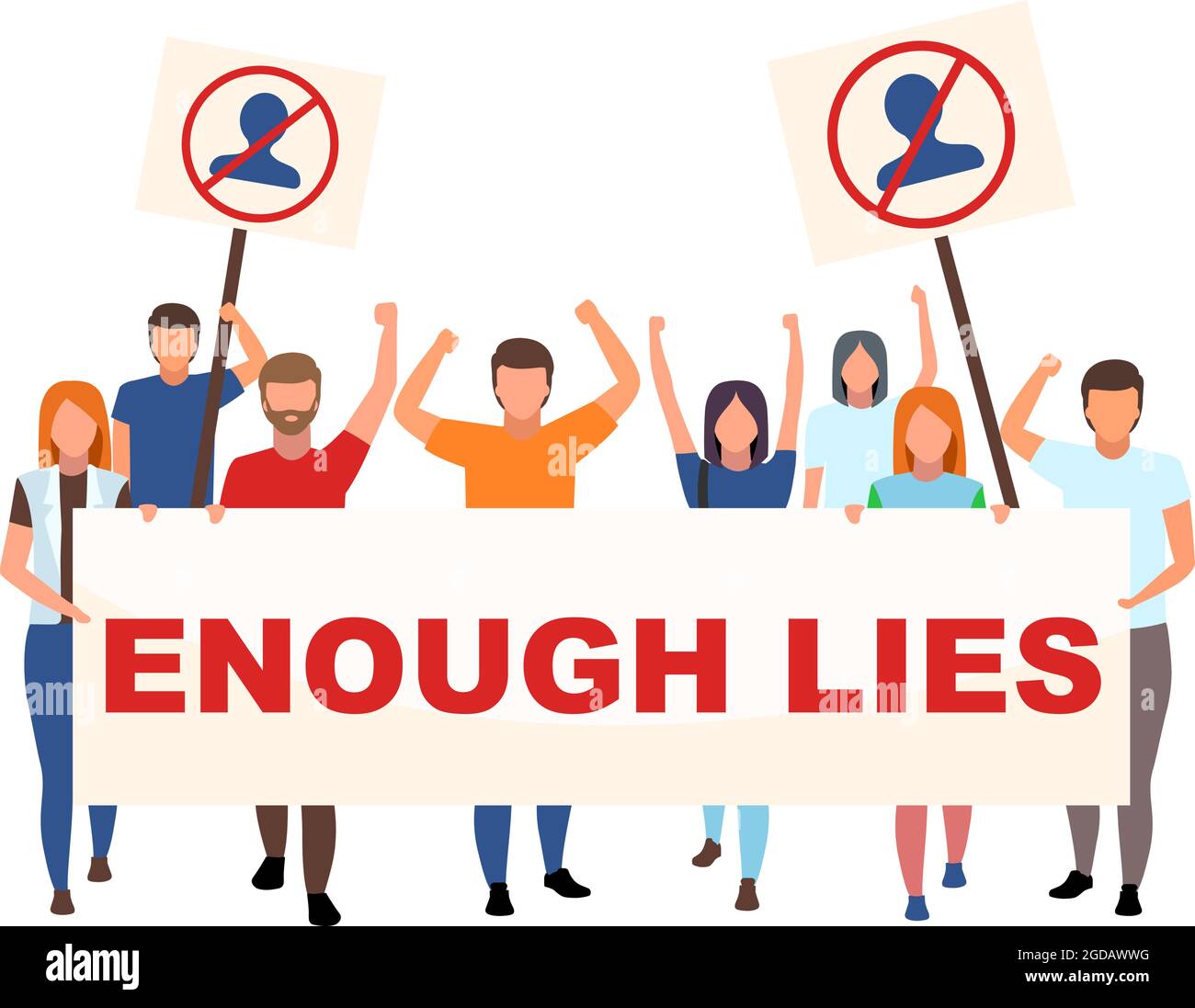 Anti government fight Stock Vector Images Alamy