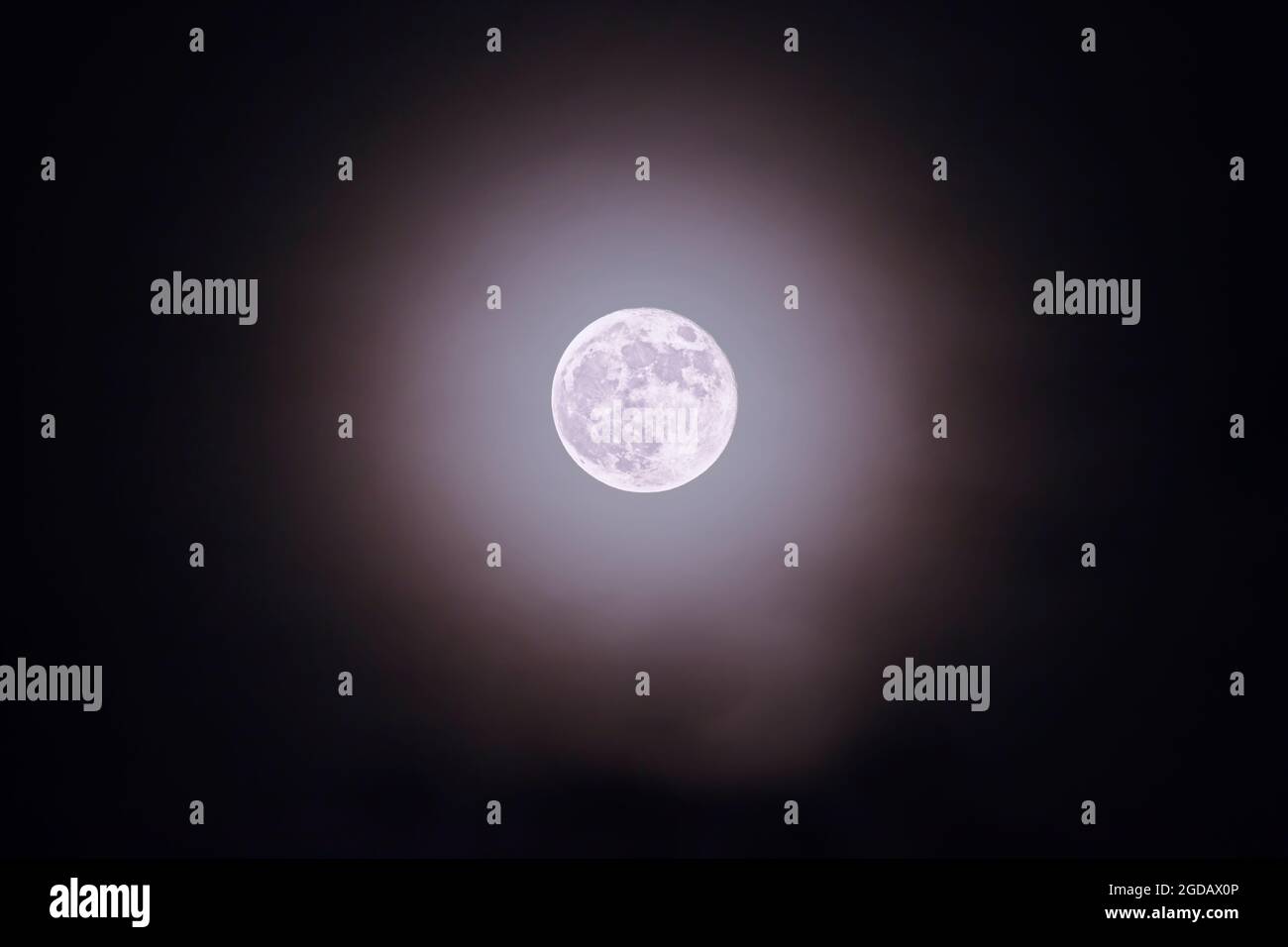 Full moon purple night sky hi-res stock photography and images - Alamy