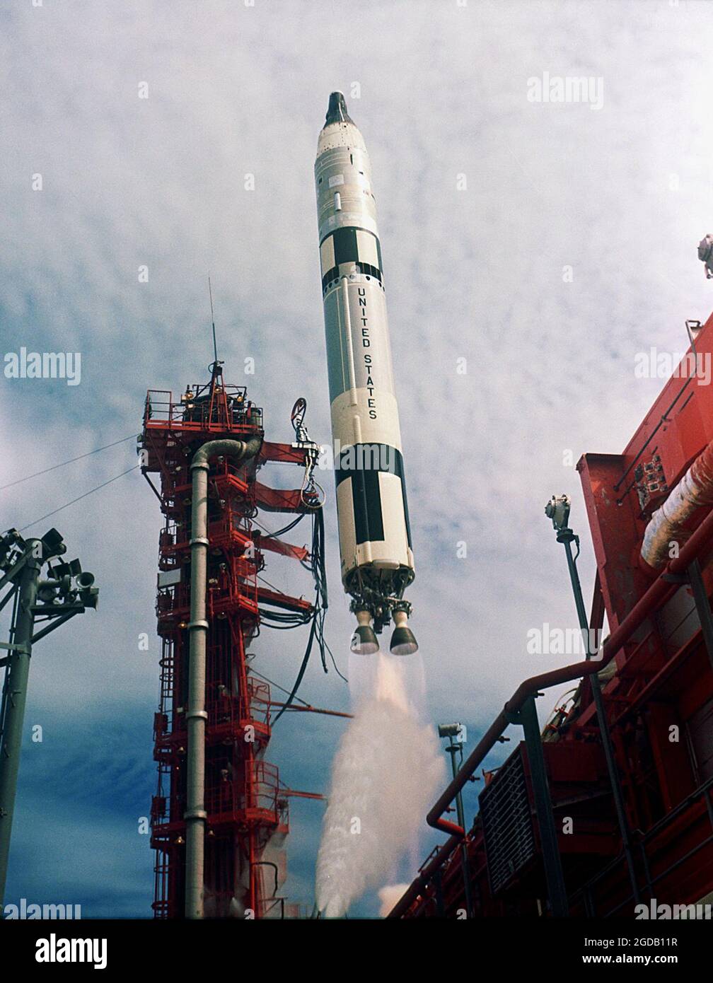 Gemini-Titan 11 (GT-11) lift-off Stock Photo