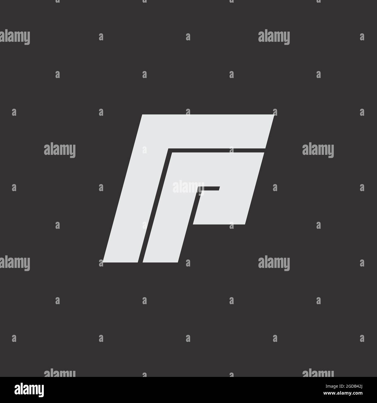 Letter P logo design inspiration vector template Stock Vector