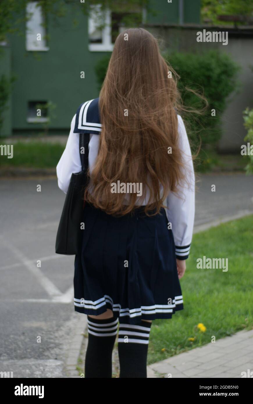 Japanese School Girl High Resolution Stock Photography and Images - Alamy