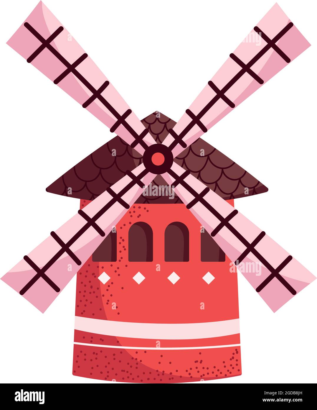 farm wind mill Stock Vector Image & Art - Alamy