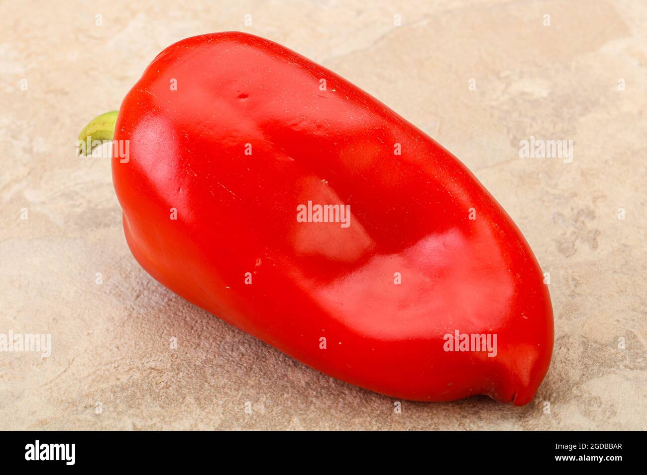 Sweet Red Bell Bulgarian pepper isolated Stock Photo - Alamy
