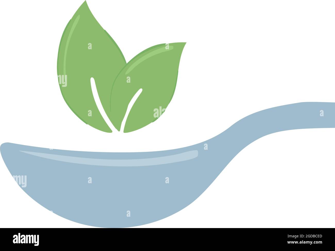 organic food spoon Stock Vector Image & Art - Alamy