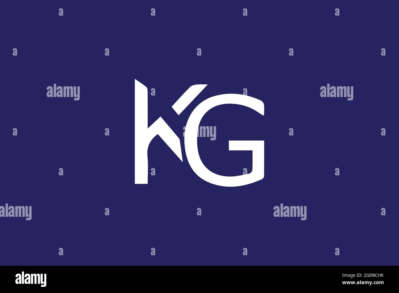 G combination logo Stock Vector