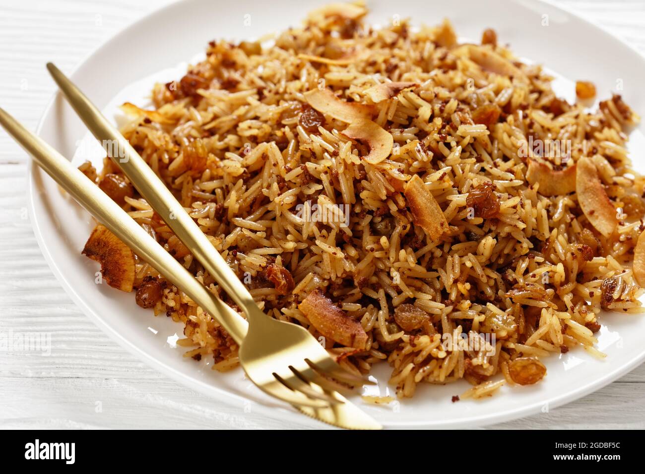 Coconut Rice, caribbean Arroz Con Coco, long grain rice cooked with ...