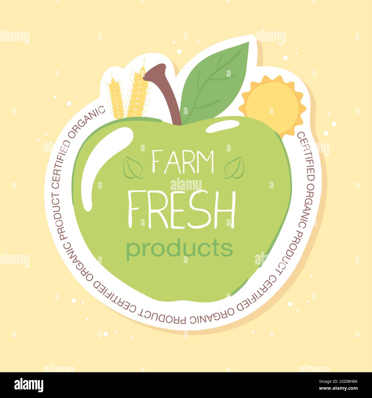 farm fresh product Stock Vector Image & Art - Alamy