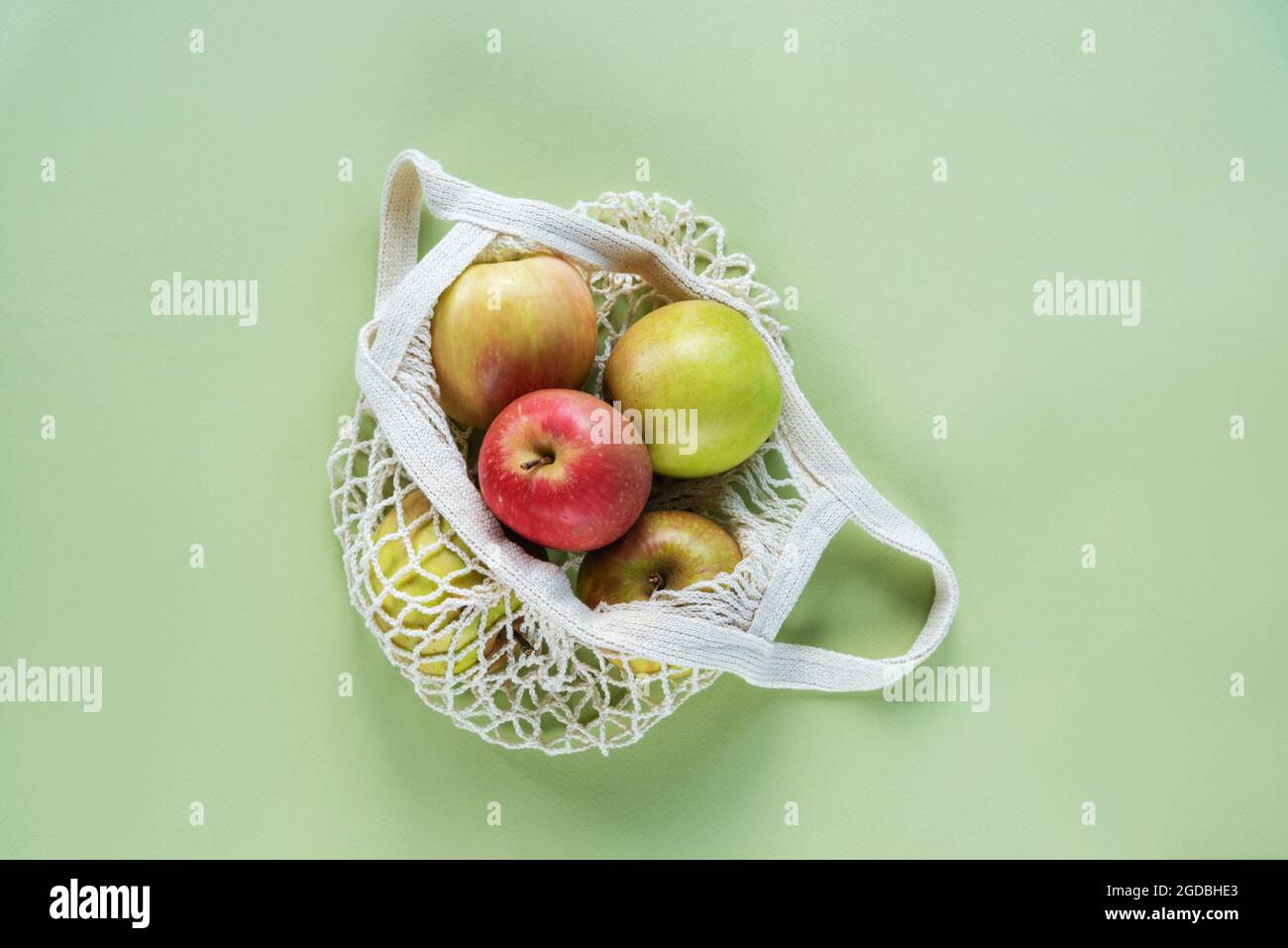 Excessive Plastic Use Concept Fresh Apples Kitchen Wrap Plastic Bag Stock  Photo by ©Photoboyko 247322610