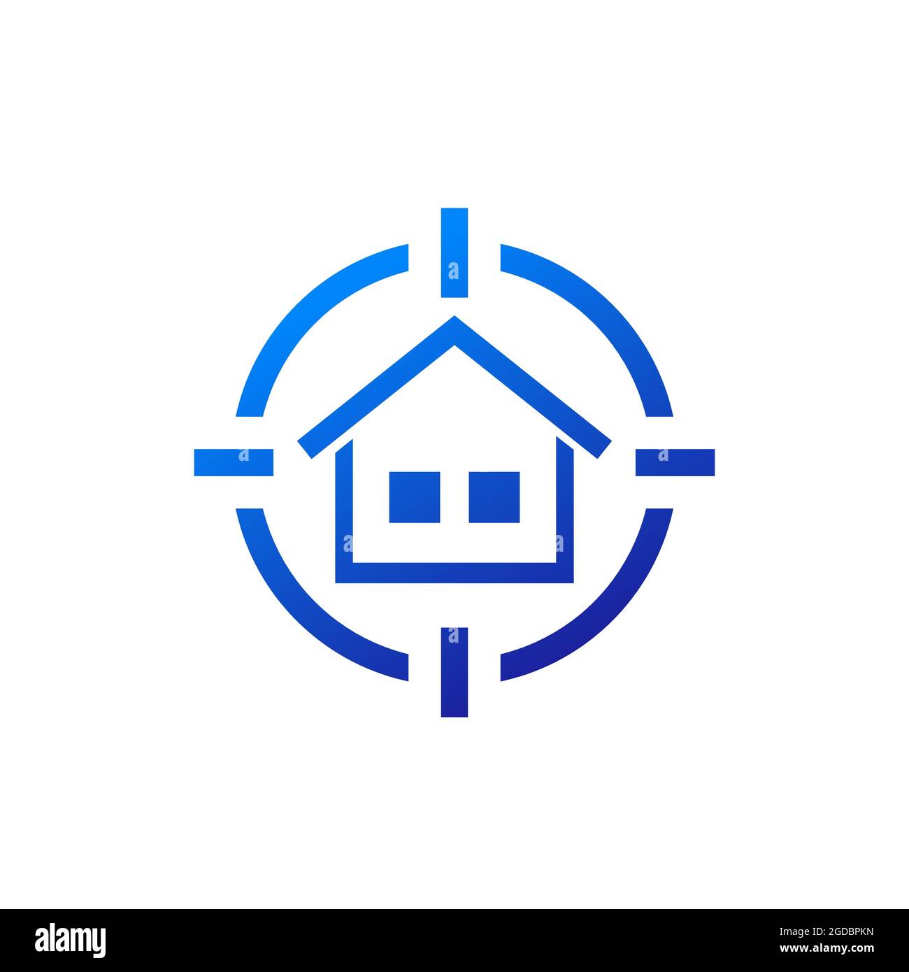 house search icon, real estate logo design Stock Vector Image & Art Alamy