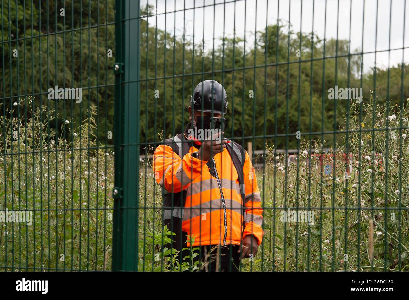 Hs2 security filming hi-res stock photography and images - Alamy