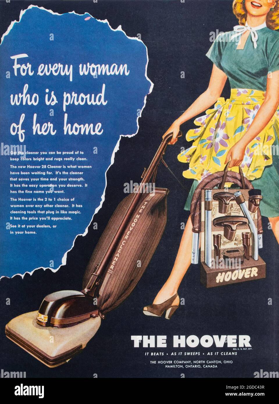 Hoover vacuum cleaner 1940s hires stock photography and images Alamy