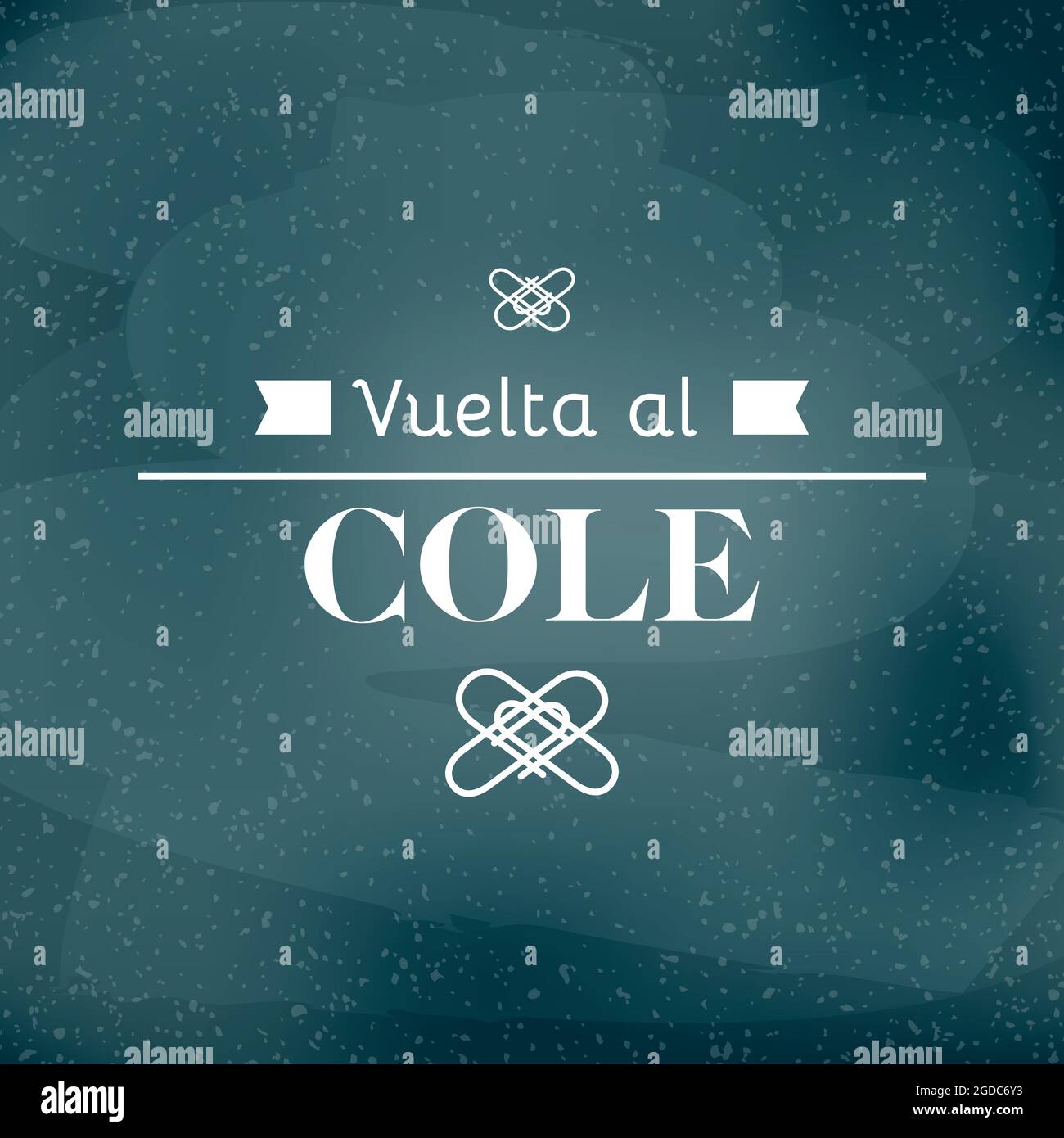 Back to school in Spanish. "Vuelta al cole". back to school