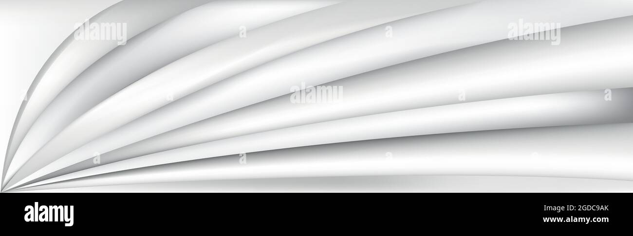Abstract gray background with shadows and lines - Vector illustration ...