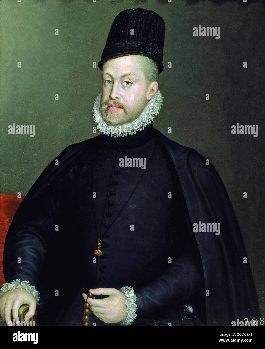 Title: Felipe II - Philip II Creator: Sofonisba Anguissola Date: 1565 Medium: Oil on canvas Dimension: 88 x 72 cm Location: Museo Nacional del Prado Stock Photo