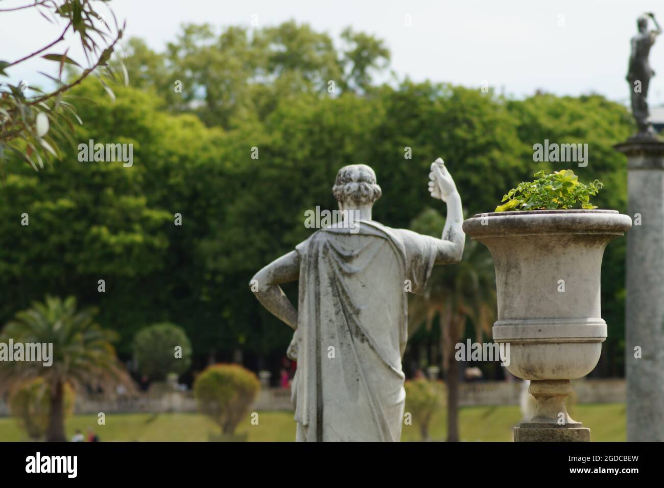 Jardin du Luxembourg - Sculpture - Paris - France Stock Photo