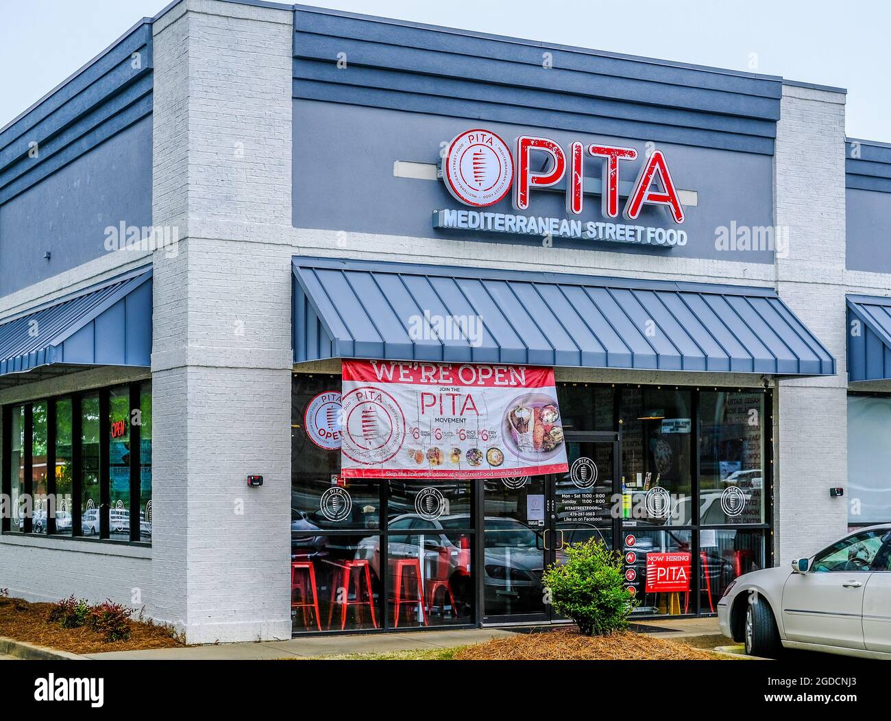 Pita Street Food Stock Photo - Alamy